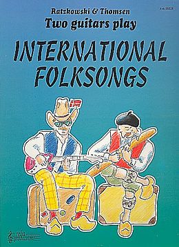  Notenblätter 2 Guitars play international Folksongs