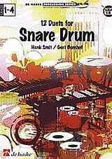 Gert Bomhof Notenblätter 12 Duets for snare drums