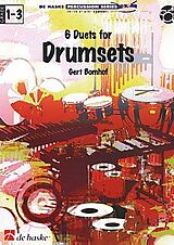 Gert Bomhof Notenblätter 6 Duets for drumsets