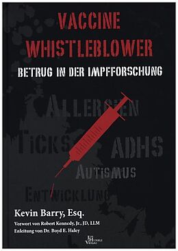 Fester Einband Vaccine Whistleblower von Kevin Barry