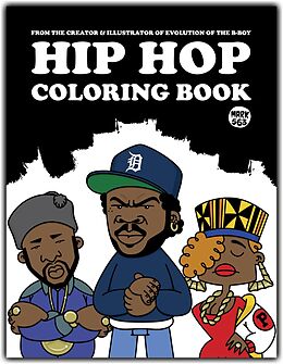 Couverture cartonnée Hip Hop Coloring Book de Mark 563