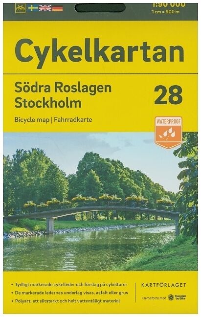 Cykelkartan Blad 28 S:a Roslagen/Stockholm 90000