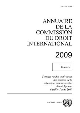 E-Book (pdf) Annuaire de la Commission du Droit International 2009, Vol. I von 