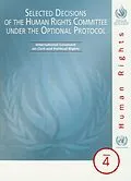 E-Book (pdf) Selected Decisions of the Human Rights Committee under the Optional Protocol von 