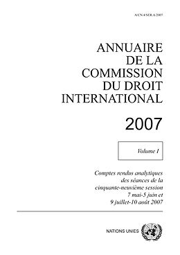 E-Book (pdf) Annuaire de la Commission du Droit International 2007, Vol. I von 