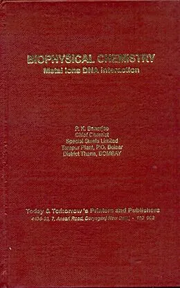 E-Book (epub) Biophysical Chemistry Metal Ions DNA: Interactions von P. K. Banerjee