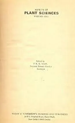 E-Book (epub) Aspects of Plant Sciences von P. K. K. Nair