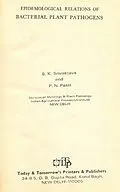 ePUB Epidemiological Relations Of Bacterial Plant Pathogens (International Bioscience Monograph-5) von S. K. Srivastava