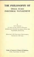 E-Book (epub) The Philosophy of Small Scale Industrial Management von K. S. Iyengar