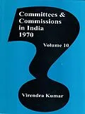 ePUB Committees and Commissions in India 1970 von Virendra Kumar
