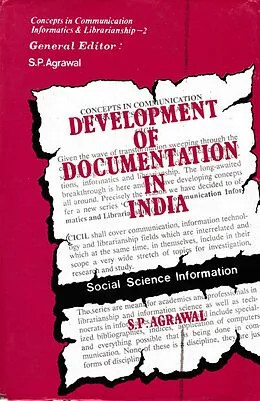 ePUB Development of Documentation in India: Social Science Information von S. P. Agrawal