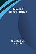 Couverture cartonnée La canne de M. de Balzac de Mme Emile Girardin