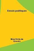 Couverture cartonnée Essais poétiques de Mme Emile Girardin