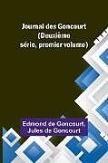 Couverture cartonnée Journal des Goncourt (Deuxième série, premier volume) de Edmond De Goncourt