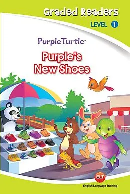 E-Book (epub) Purple's New Shoes (Purple Turtle, English Graded Readers, Level 1) von Cari Meister