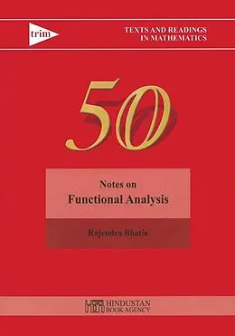 E-Book (pdf) Notes on Functional Analysis von Rajendra Bhatia