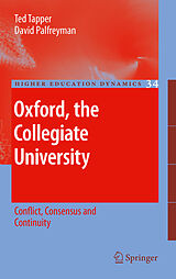 eBook (pdf) Oxford, the Collegiate University de Ted Tapper, David Palfreyman