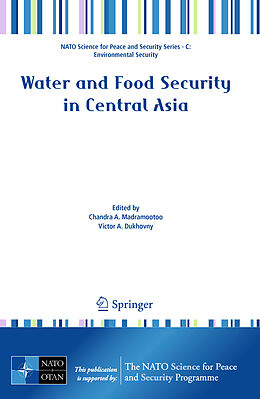 Couverture cartonnée Water and Food Security in Central Asia de 