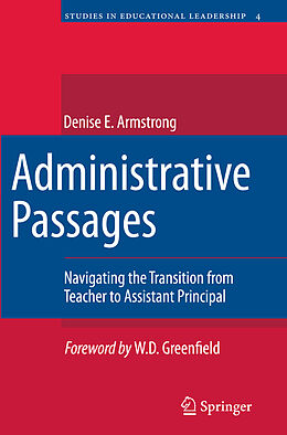 Couverture cartonnée Administrative Passages de Denise Armstrong