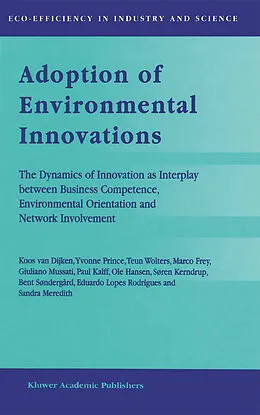 E-Book (pdf) Adoption of Environmental Innovations von Koos Van Dijken, Eduardo Lopes Rodrigues, Sandra Meredith