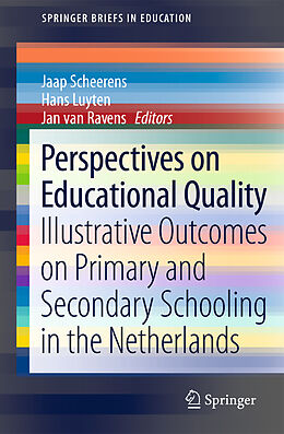 Couverture cartonnée Perspectives on Educational Quality de 