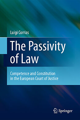 Livre Relié The Passivity of Law de Luigi Corrias