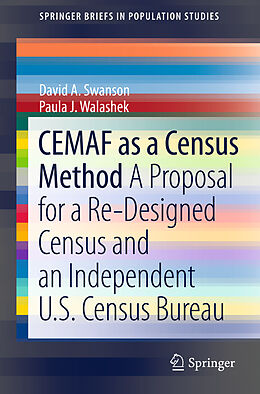 Couverture cartonnée CEMAF as a Census Method de David A. Swanson, Paula J. Walashek