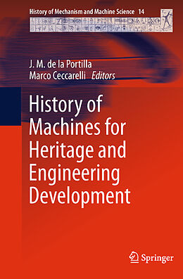 Fester Einband History of Machines for Heritage and Engineering Development von 