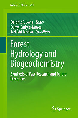 Livre Relié Forest Hydrology and Biogeochemistry de 