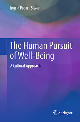 Livre Relié The Human Pursuit of Well-Being de 