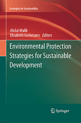 Livre Relié Environmental Protection Strategies for Sustainable Development de 