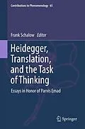 E-Book (pdf) Heidegger, Translation, and the Task of Thinking von 