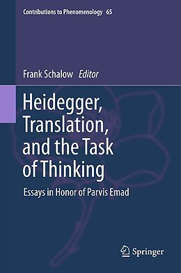 eBook (pdf) Heidegger, Translation, and the Task of Thinking de F. Schalow