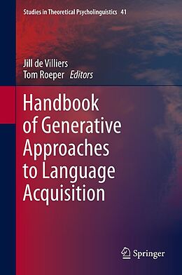 eBook (pdf) Handbook of Generative Approaches to Language Acquisition de Jill de Villiers, Tom Roeper