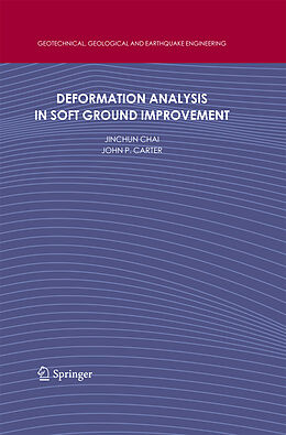 Fester Einband Deformation Analysis in Soft Ground Improvement von John P. Carter, Jinchun Chai