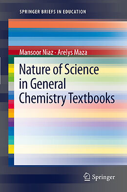 Couverture cartonnée Nature of Science in General Chemistry Textbooks de Arelys Maza, Mansoor Niaz