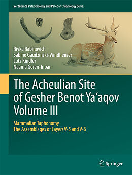 Fester Einband The Acheulian Site of Gesher Benot Ya aqov Volume III von Rivka Rabinovich, Naama Goren-Inbar, Lutz Kindler