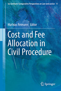 Fester Einband Cost and Fee Allocation in Civil Procedure von 