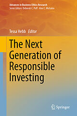 Livre Relié The Next Generation of Responsible Investing de 