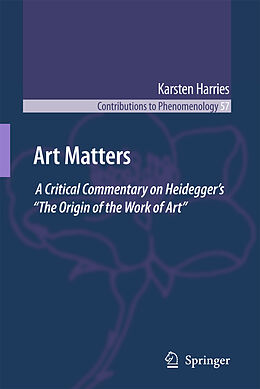 Couverture cartonnée Art Matters de K. Harries