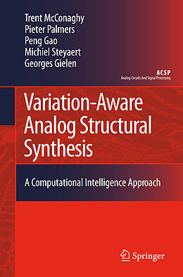 Couverture cartonnée Variation-Aware Analog Structural Synthesis de Trent McConaghy, Pieter Palmers, Georges Gielen