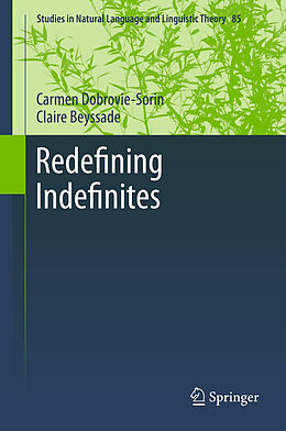 Fester Einband Redefining Indefinites von Claire Beyssade, Carmen Dobrovie-Sorin
