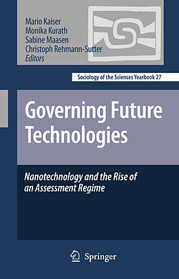 Couverture cartonnée Governing Future Technologies de 
