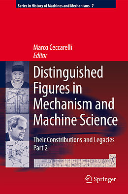 Couverture cartonnée Distinguished Figures in Mechanism and Machine Science de 