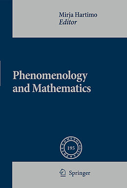 Couverture cartonnée Phenomenology and Mathematics de 