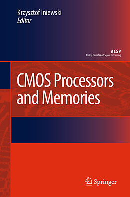 Couverture cartonnée CMOS Processors and Memories de 