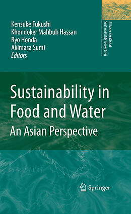 Couverture cartonnée Sustainability in Food and Water de 