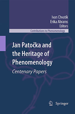 Couverture cartonnée Jan Pato ka and the Heritage of Phenomenology de 