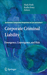 Couverture cartonnée Corporate Criminal Liability de 