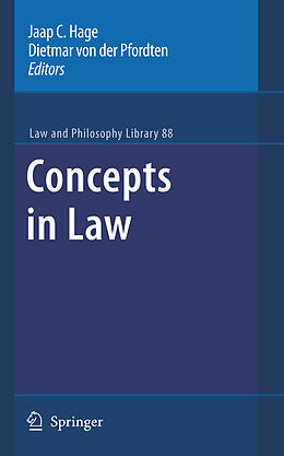 Couverture cartonnée Concepts in Law de 